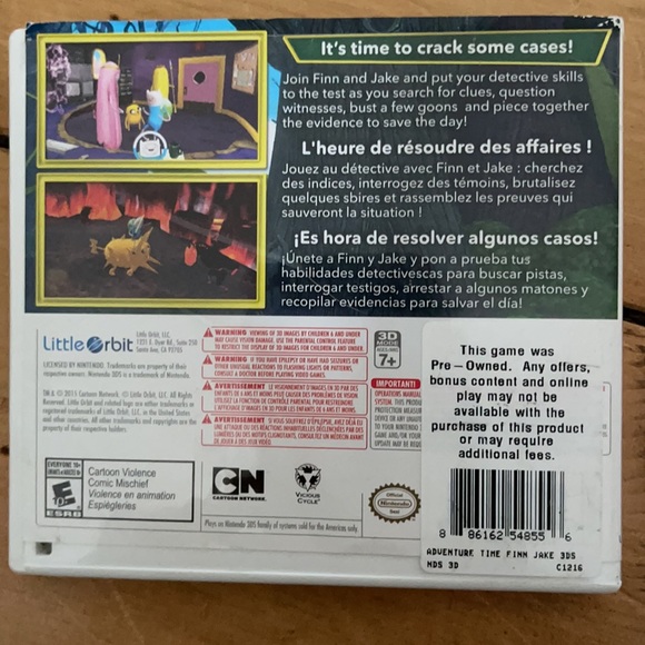 Nintendo 3DS Adventure time - Picture 3 of 3
